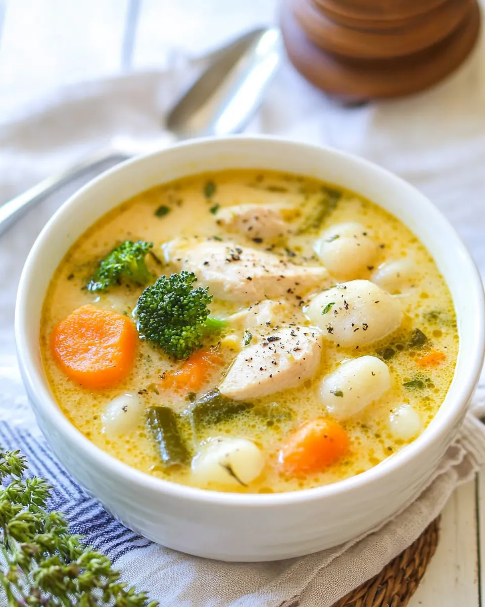 Chicken Gnocchi Soup