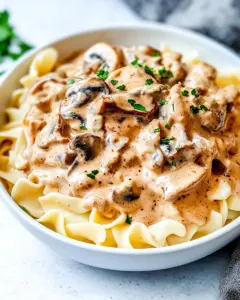 Chicken Mushroom Stroganoff
