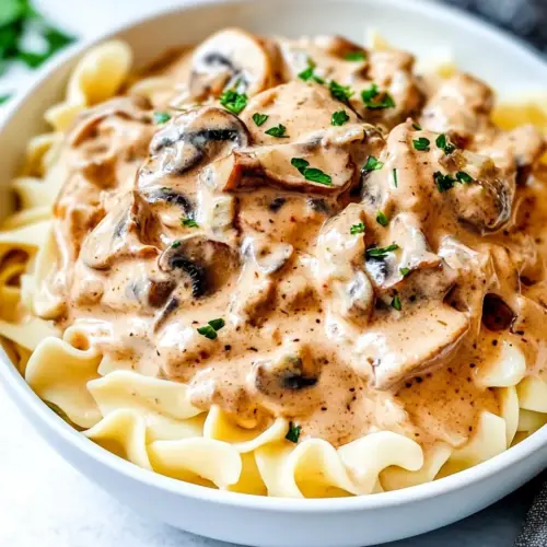 Chicken Mushroom Stroganoff