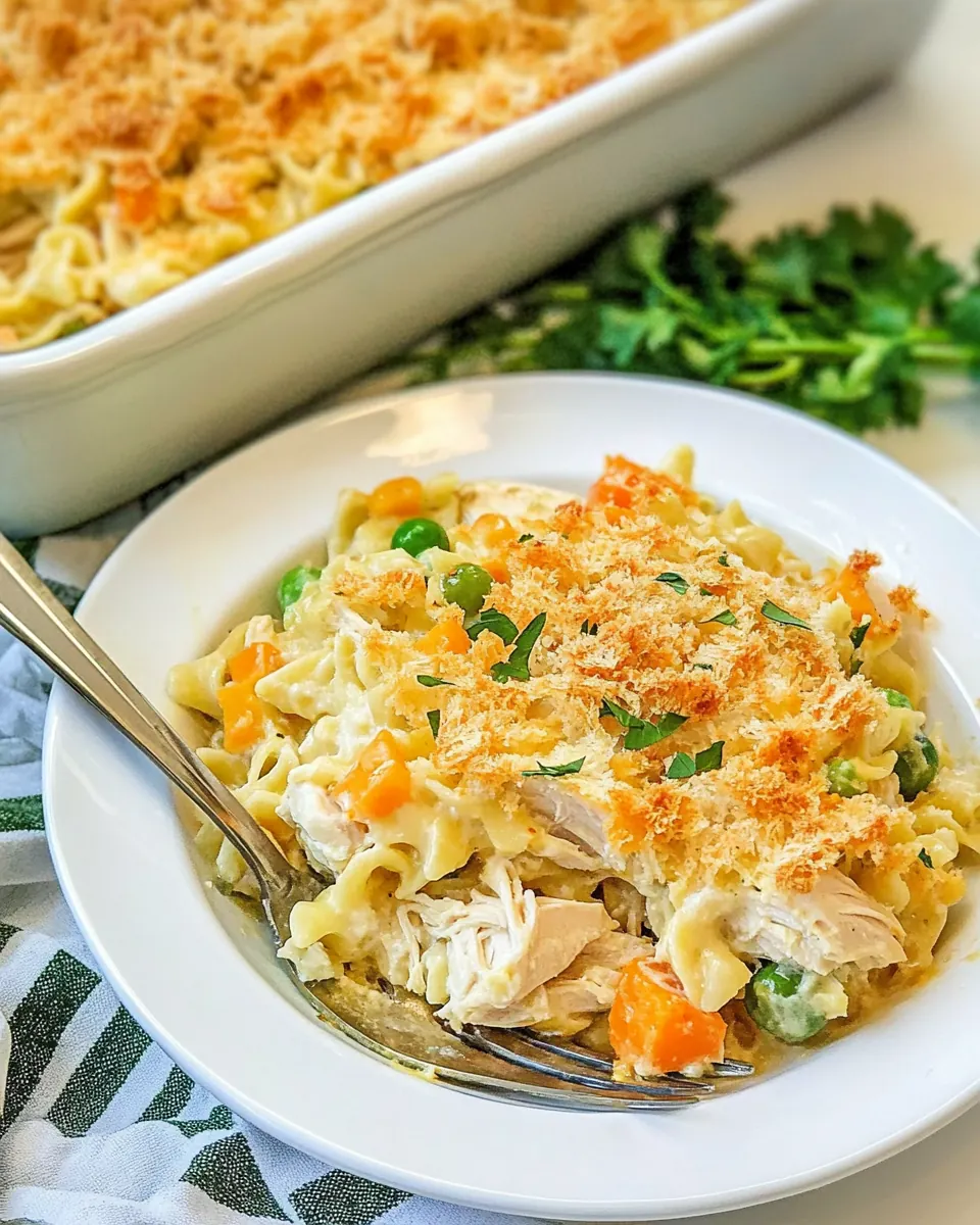 Chicken Noodle Casserole