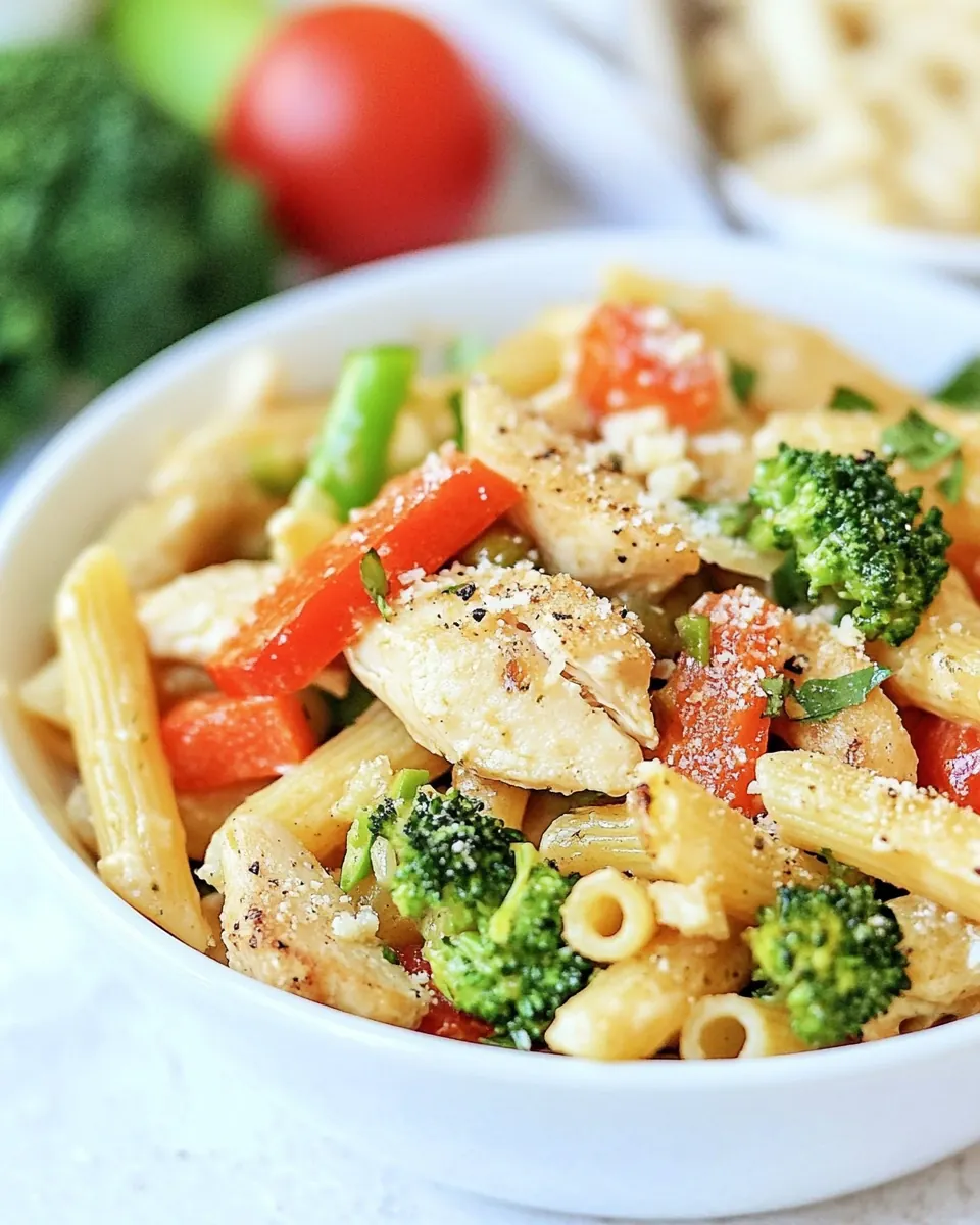 Chicken Pasta Primavera