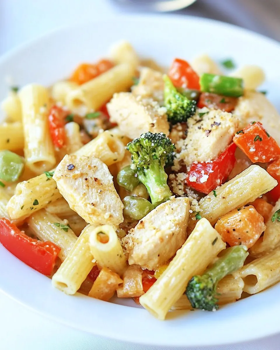 Chicken Pasta Primavera