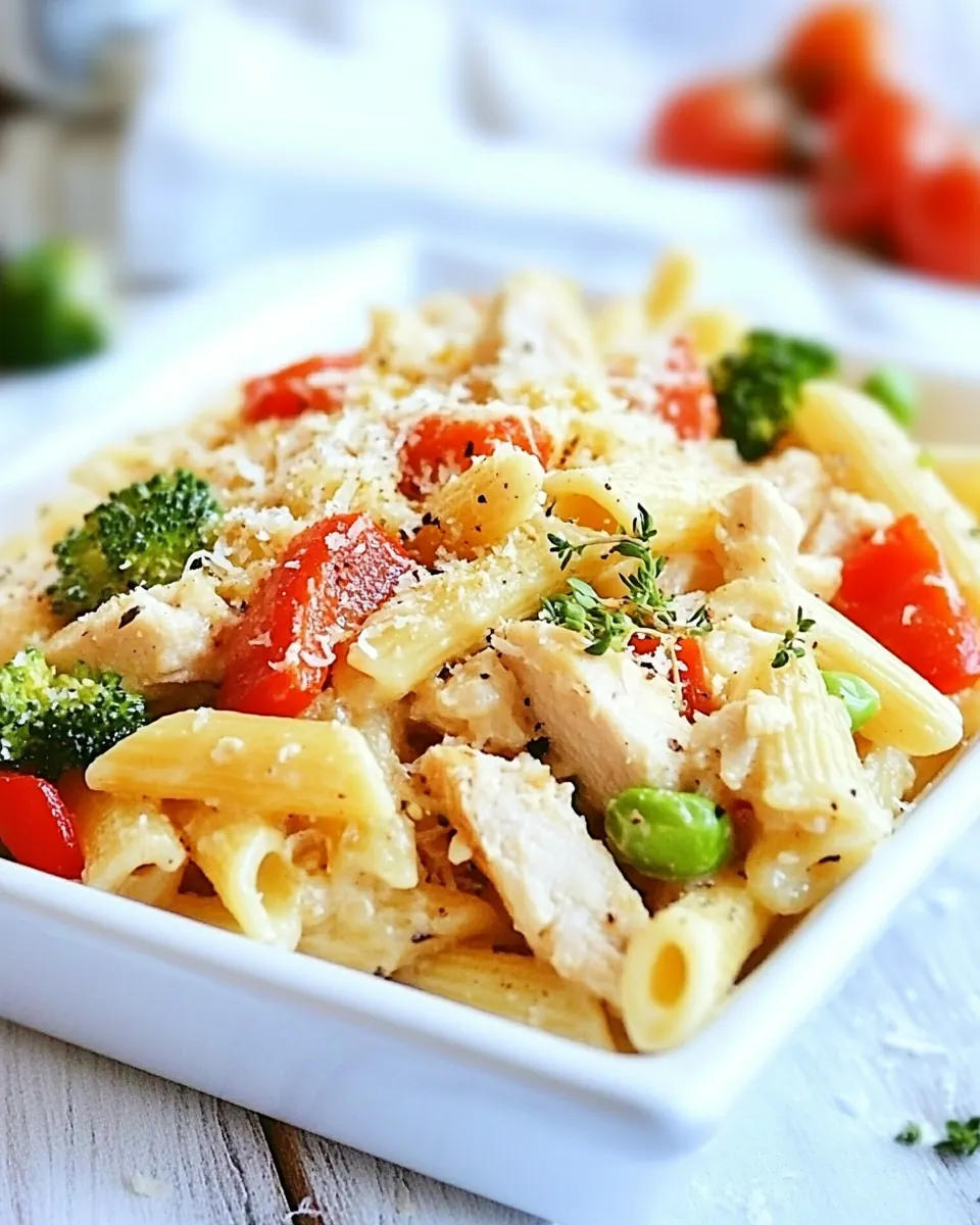 Chicken Pasta Primavera