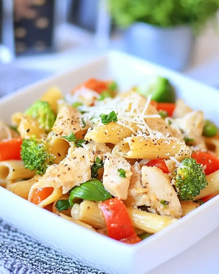 Chicken Pasta Primavera