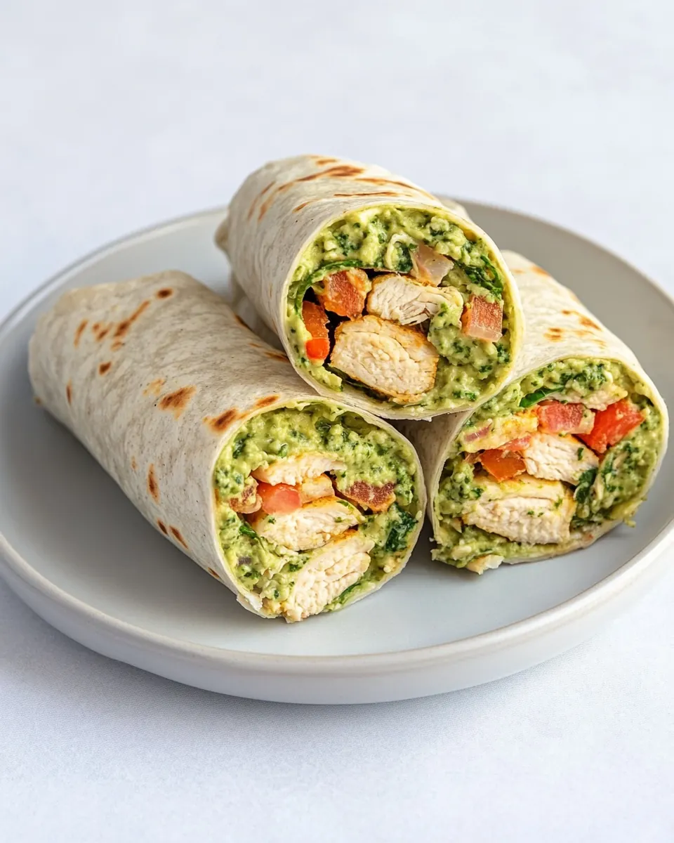Chicken Pesto Wraps