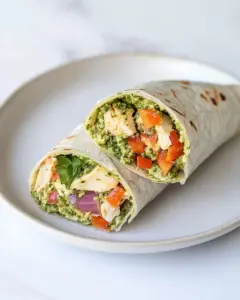 Chicken Pesto Wraps