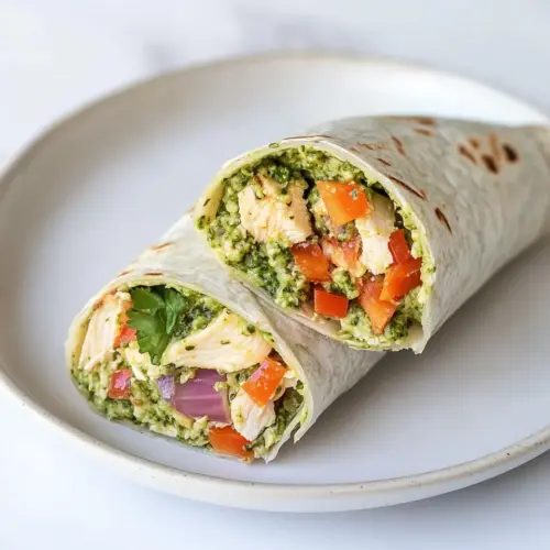 Chicken Pesto Wraps