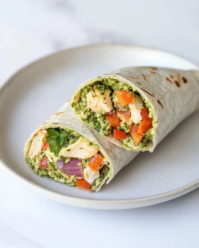 Chicken Pesto Wraps