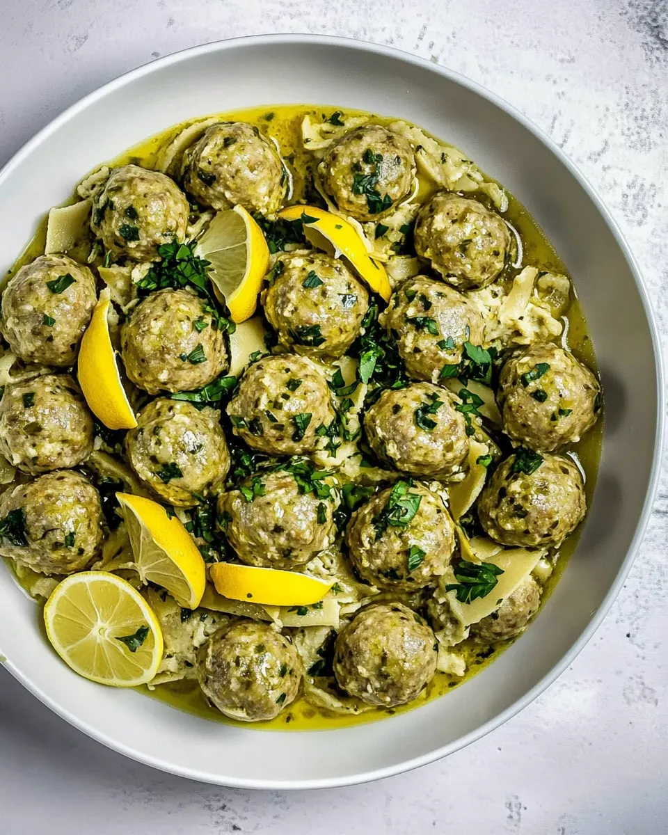 Chicken Piccata Meatballs