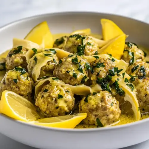 Chicken Piccata Meatballs