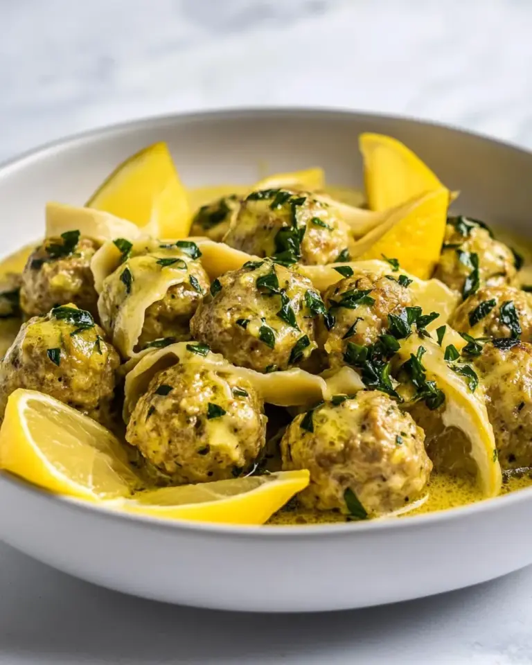 Chicken Piccata Meatballs