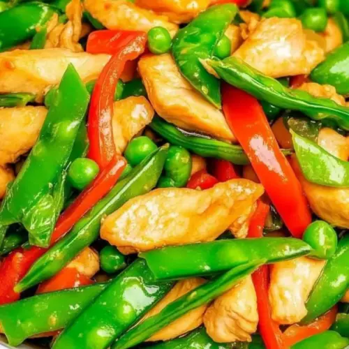 Chicken Snap Pea Stir Fry