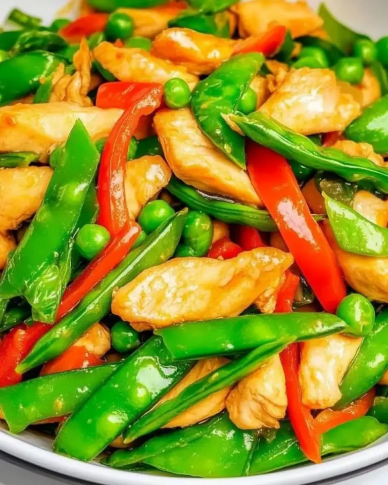 Chicken Snap Pea Stir Fry