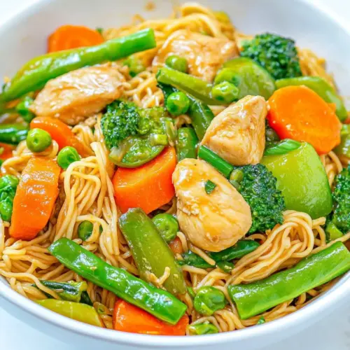 Chicken Stir Fry with Noodles