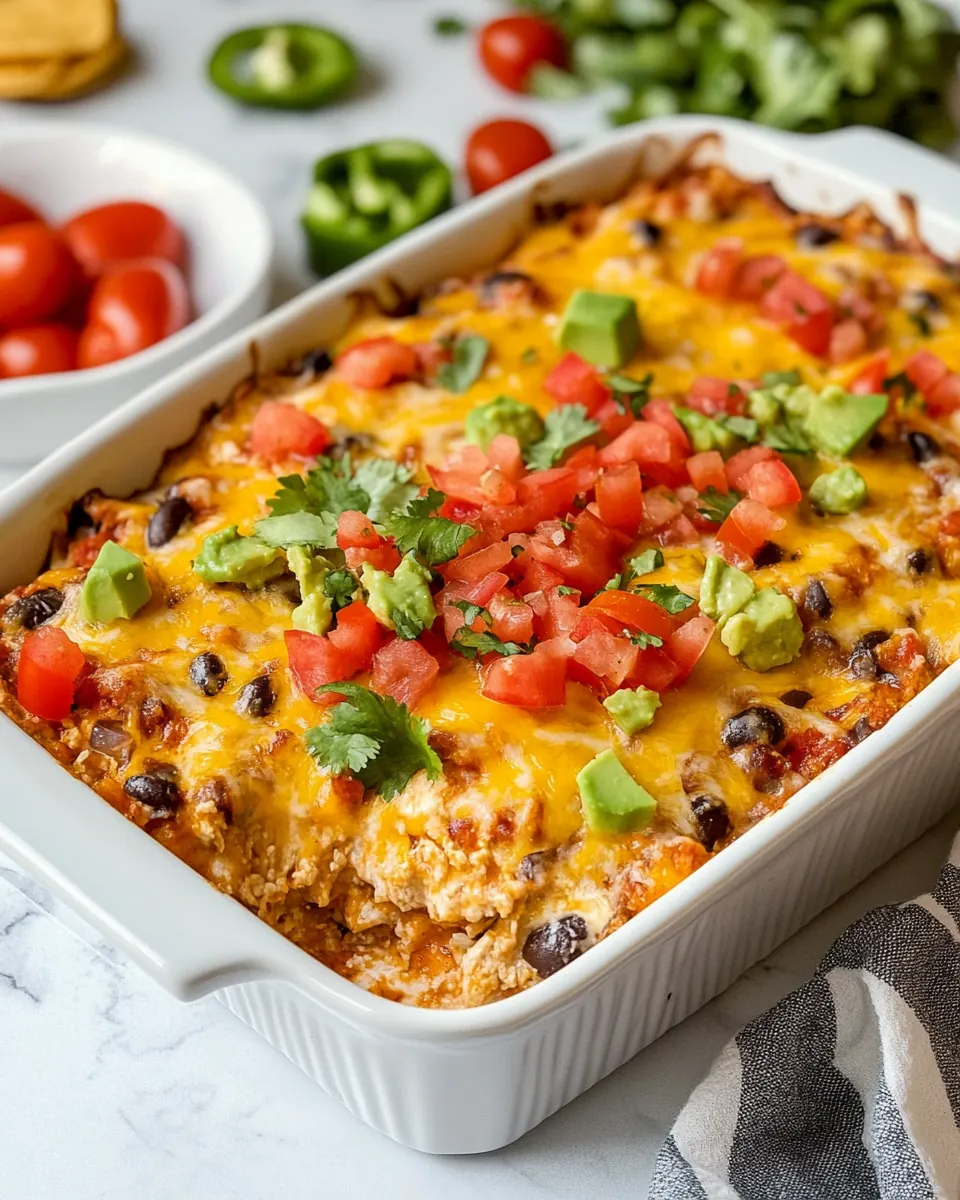 Chicken Taco Casserole
