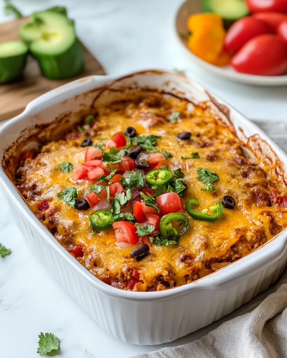 Chicken Taco Casserole