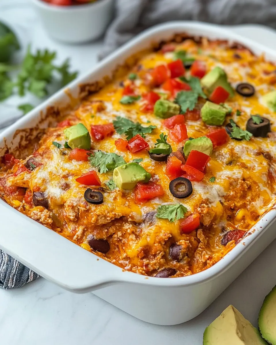 Chicken Taco Casserole