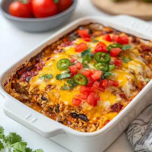 Chicken Taco Casserole