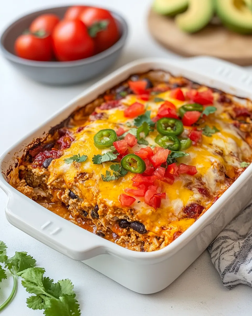 Chicken Taco Casserole