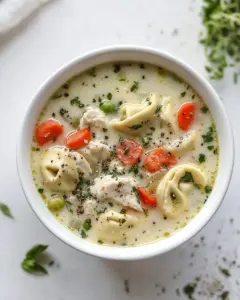 Chicken Tortellini Soup