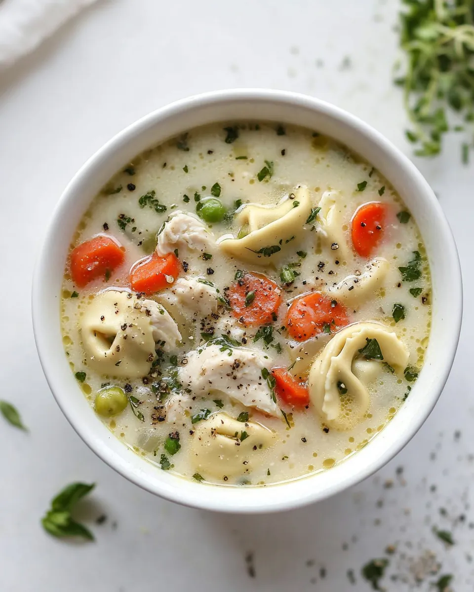 Chicken Tortellini Soup