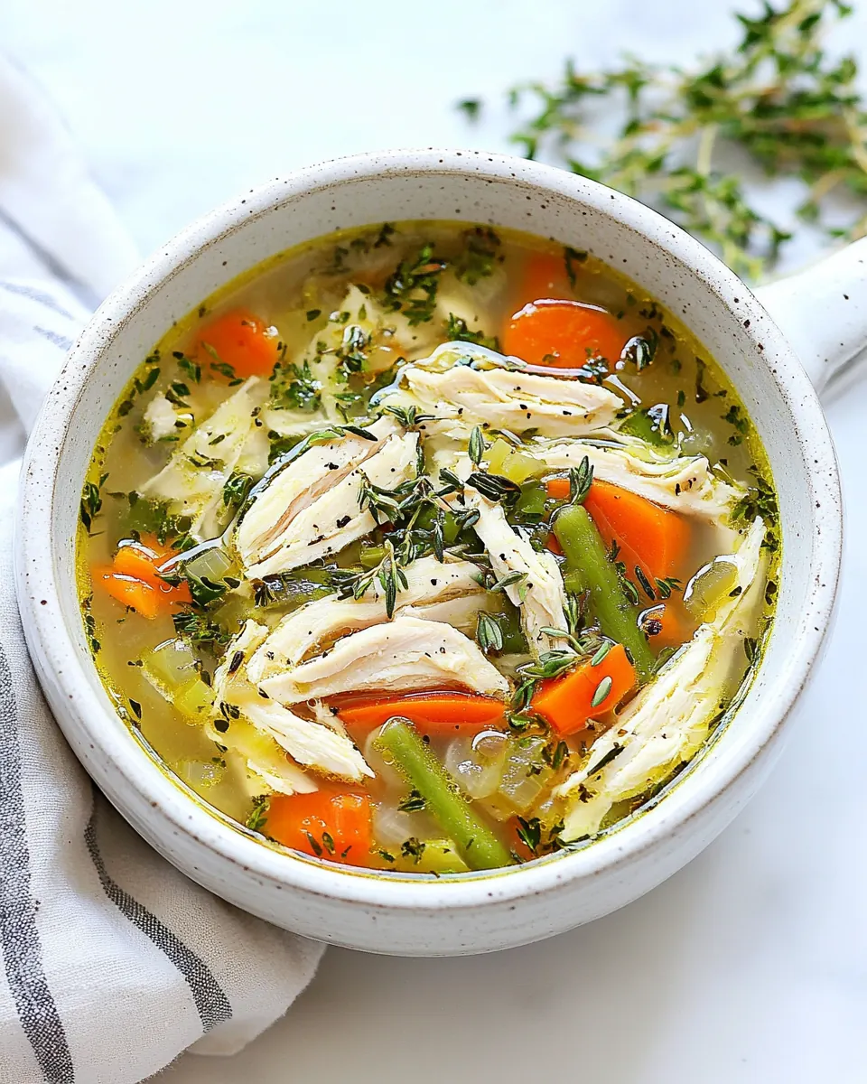 Chicken Vegetable Soup