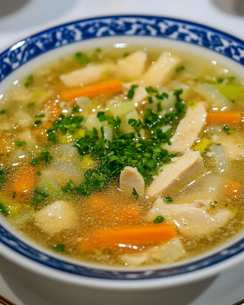 Chicken Vegetable Soup