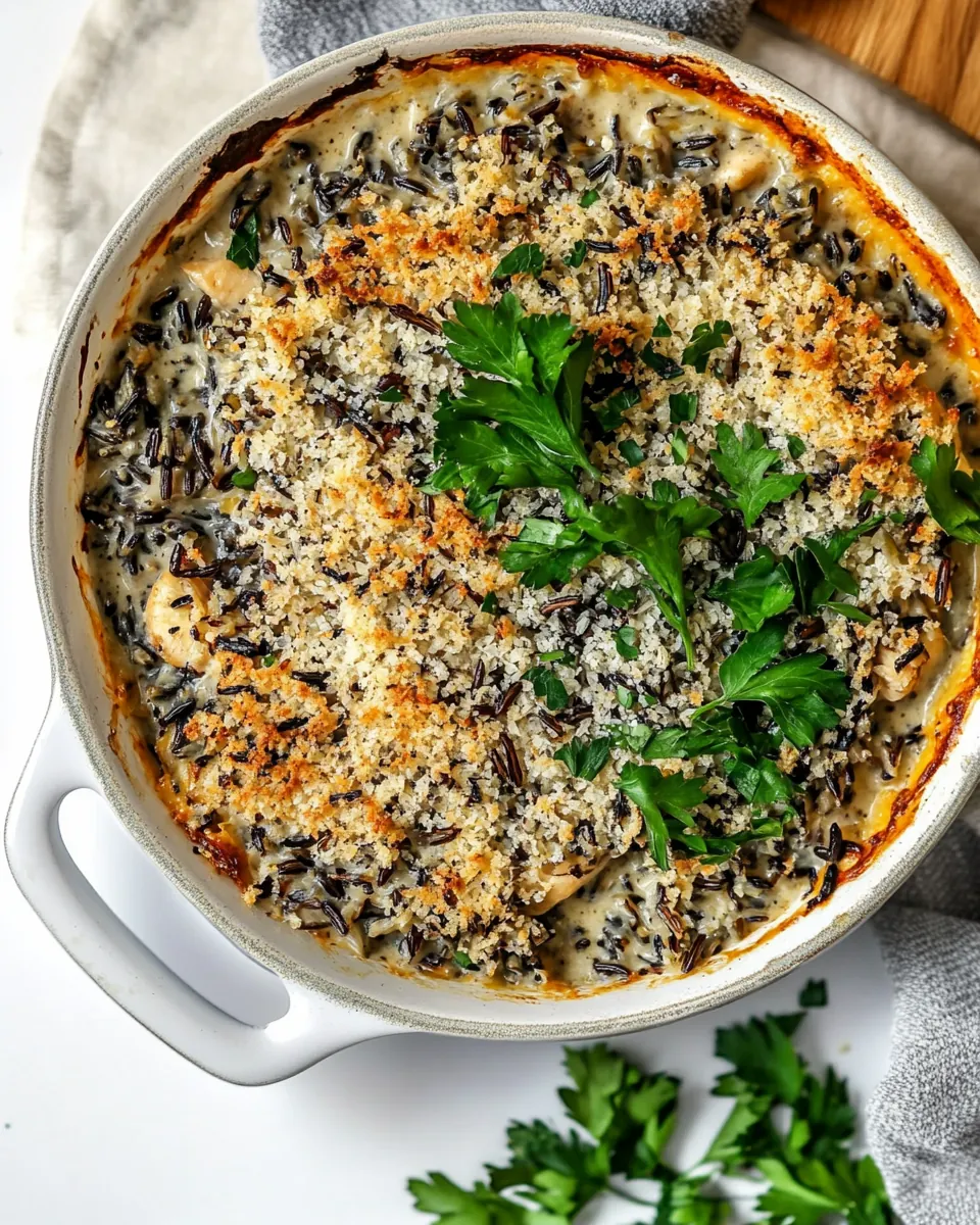 Chicken Wild Rice Casserole