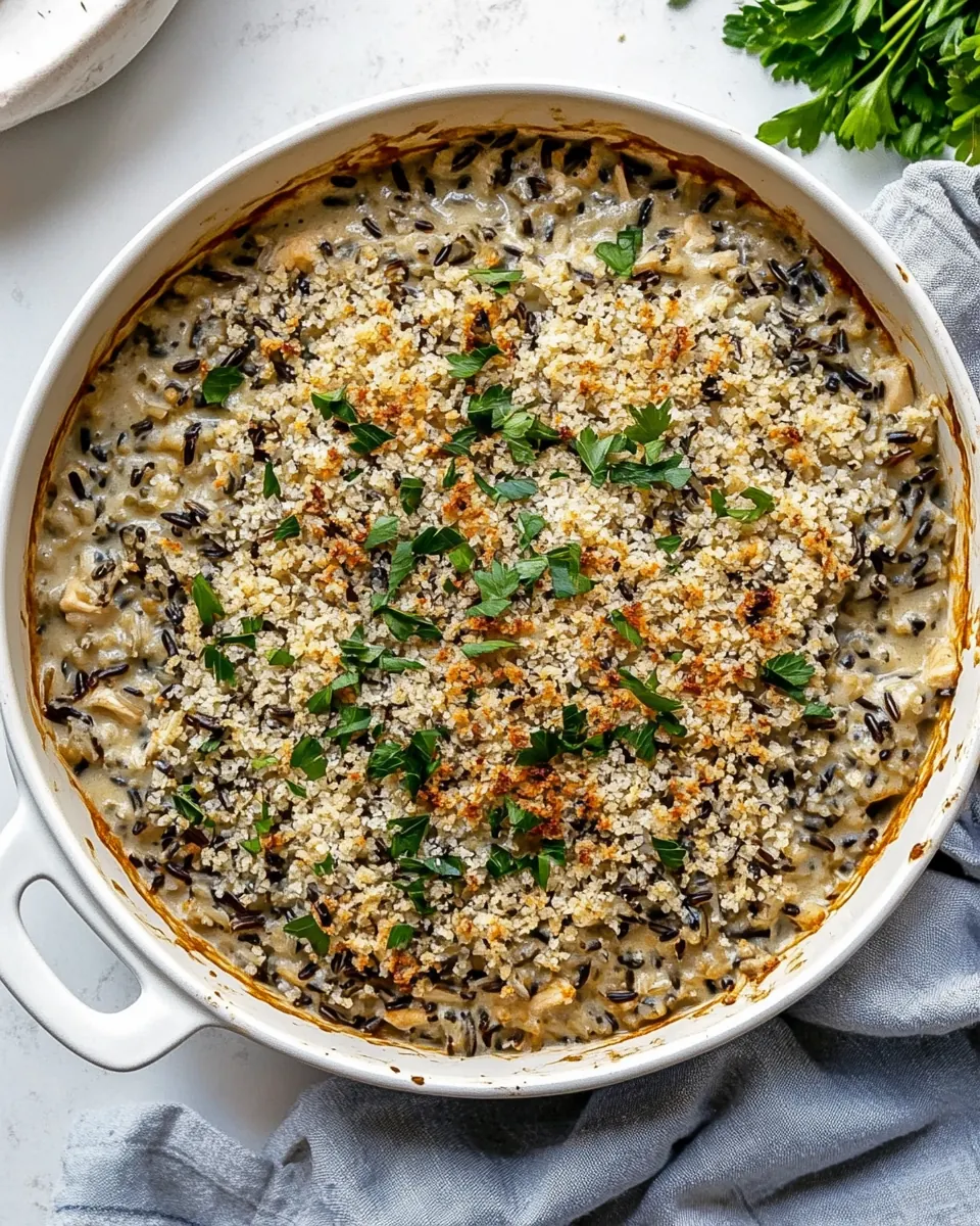 Chicken Wild Rice Casserole