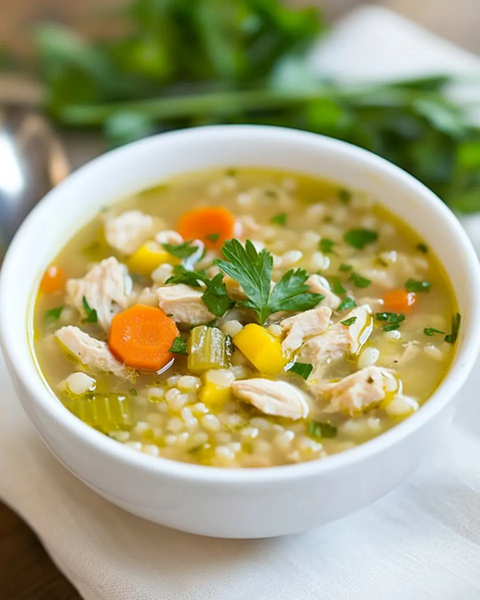 Chicken and Barley Soup