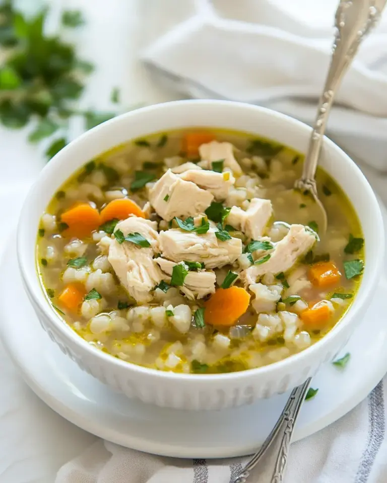 Chicken and Barley Soup