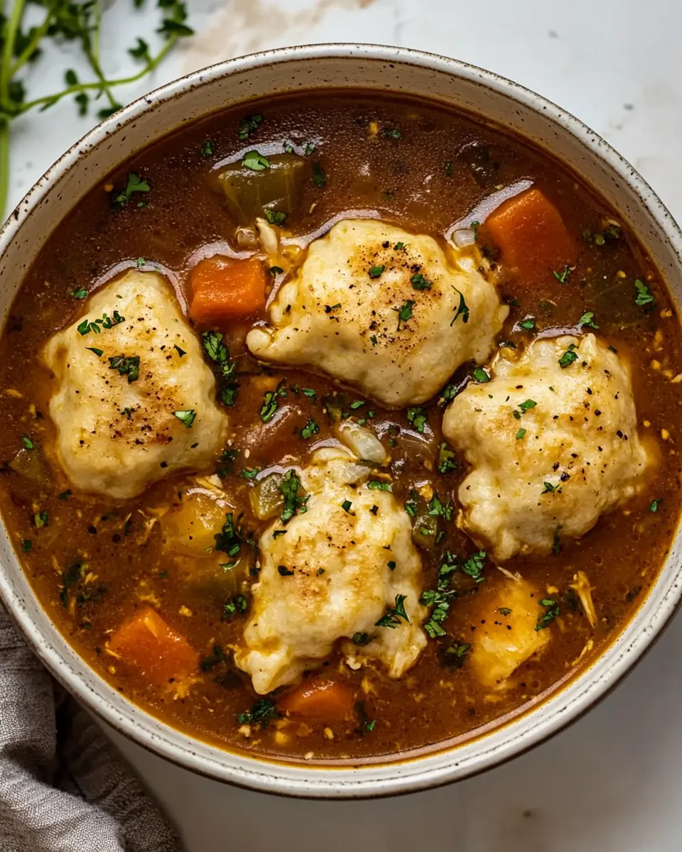 Chicken and Dumplings Soup