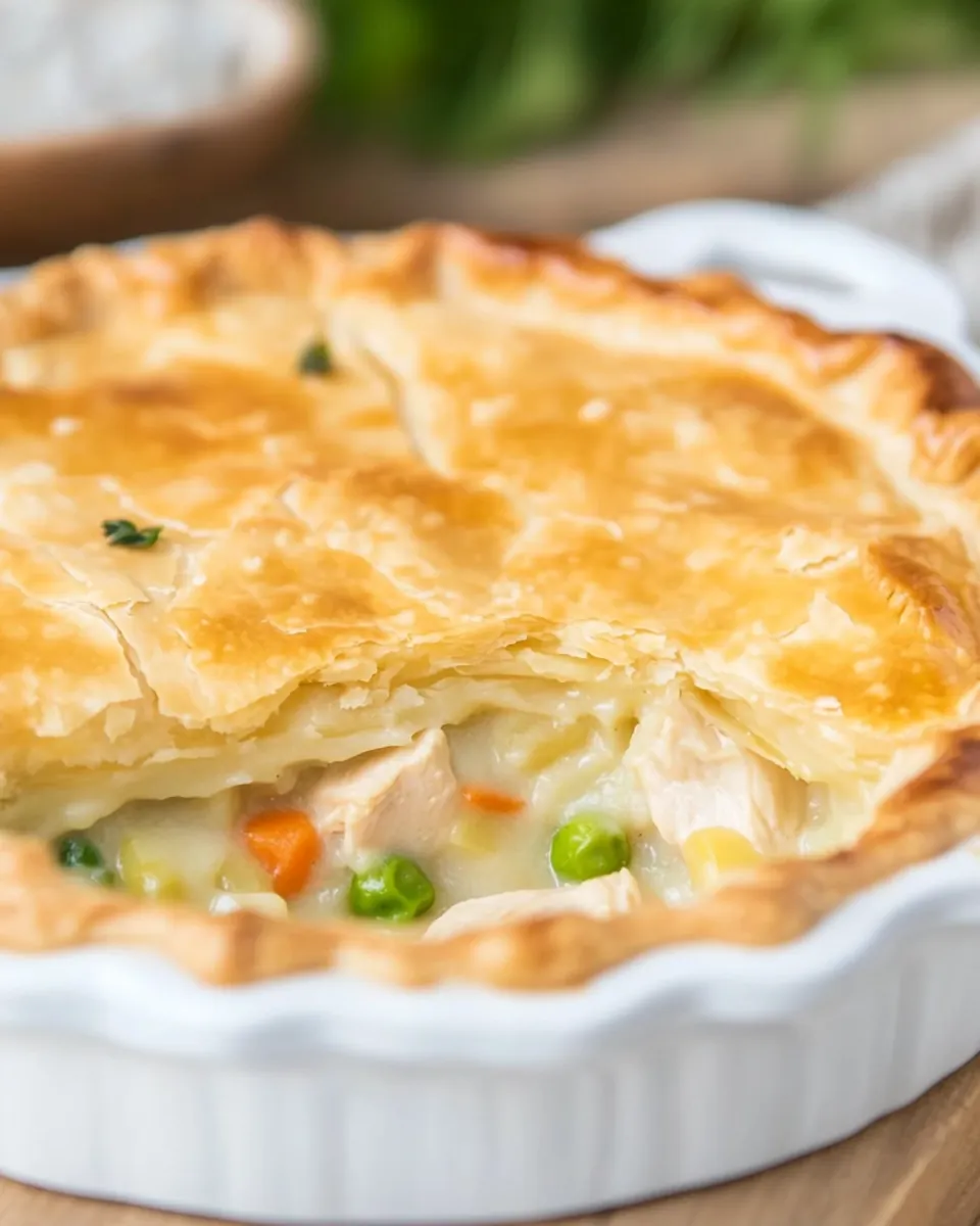 Chicken and Leek Pie