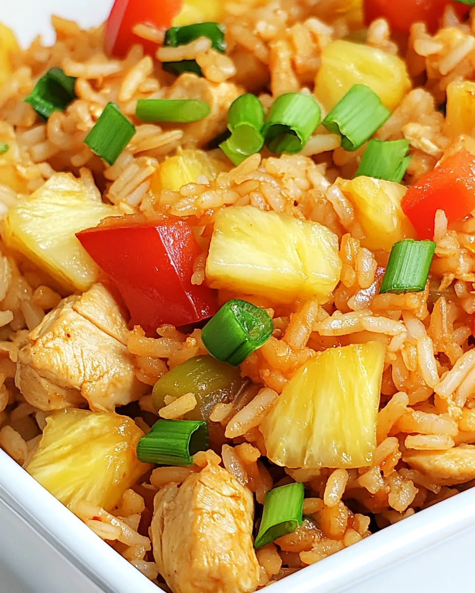 Chicken and Pineapple Fried Rice