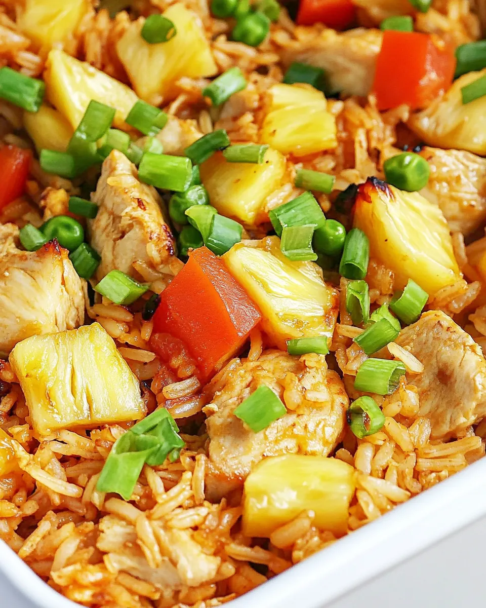 Chicken and Pineapple Fried Rice
