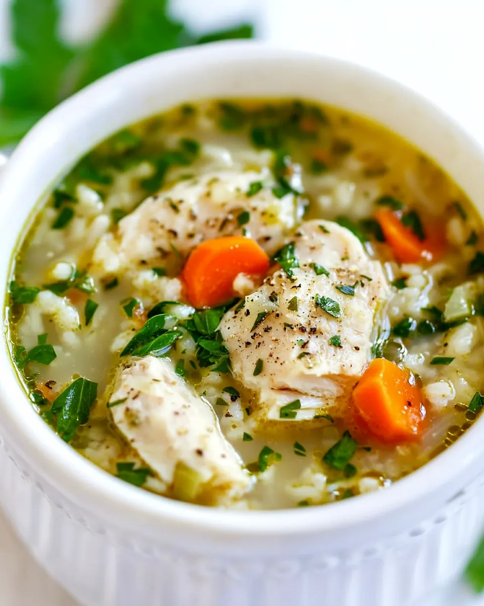Chicken and Rice Soup