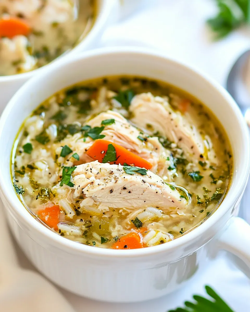 Chicken and Rice Soup