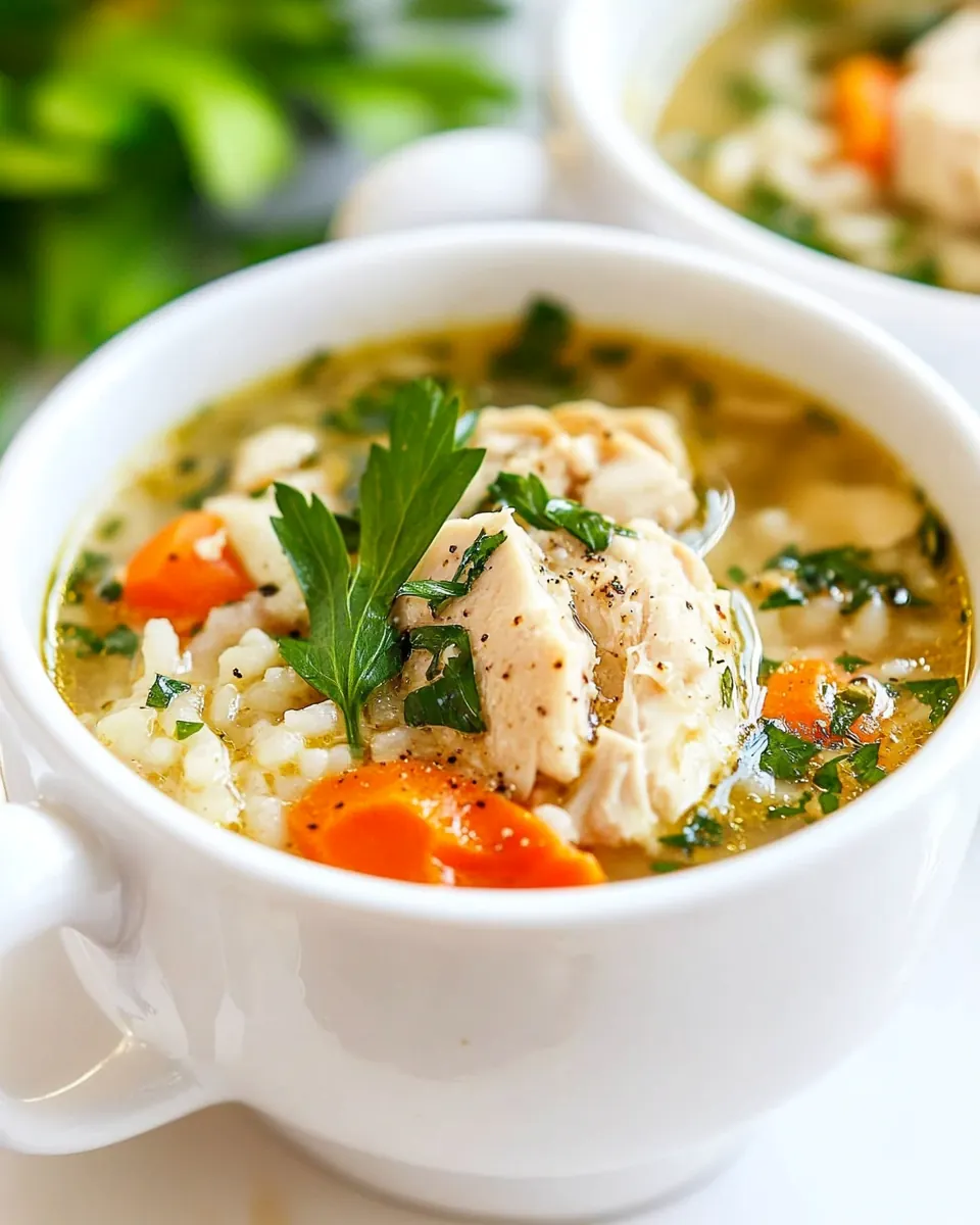 Chicken and Rice Soup