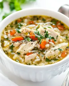 Chicken and Rice Soup