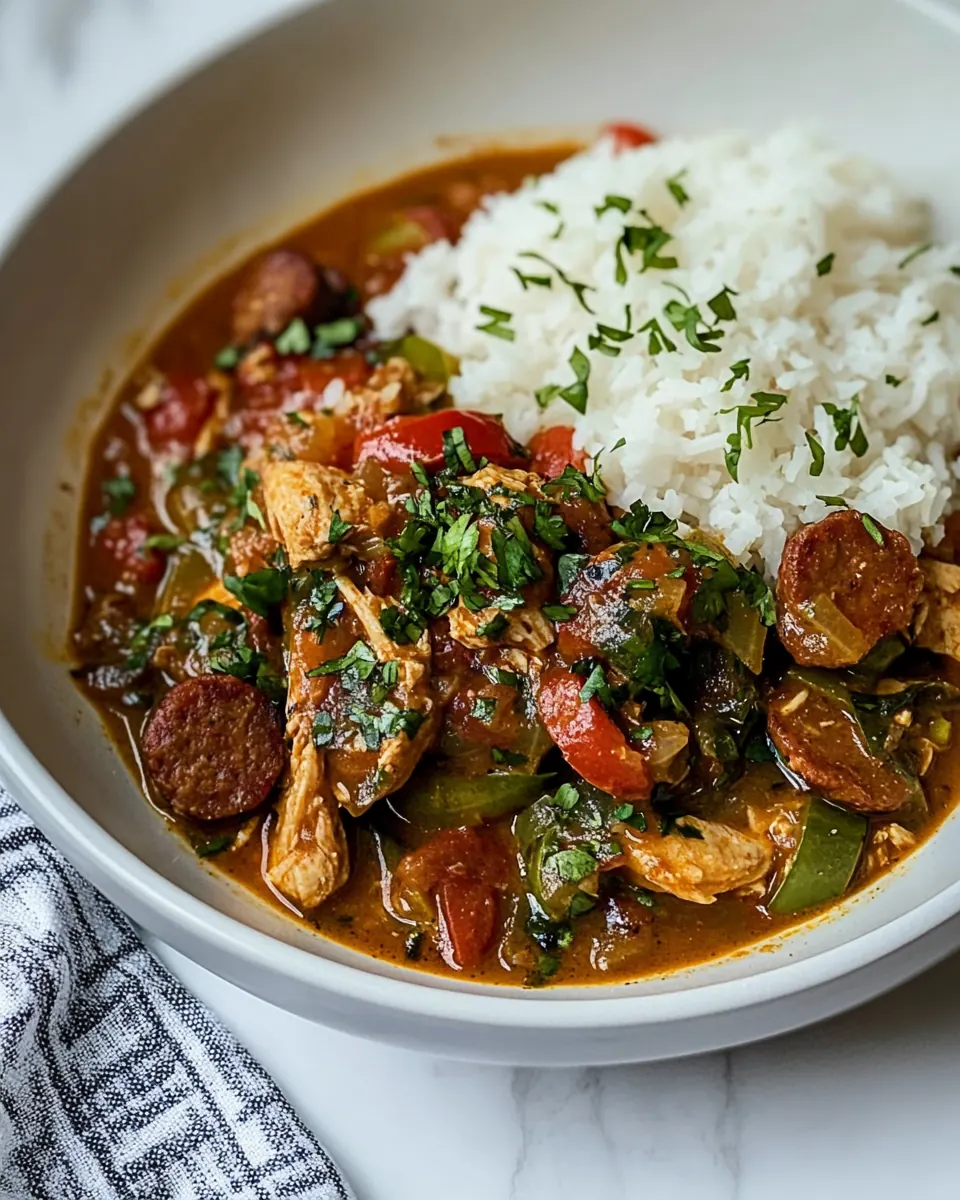 Chicken and Sausage Gumbo