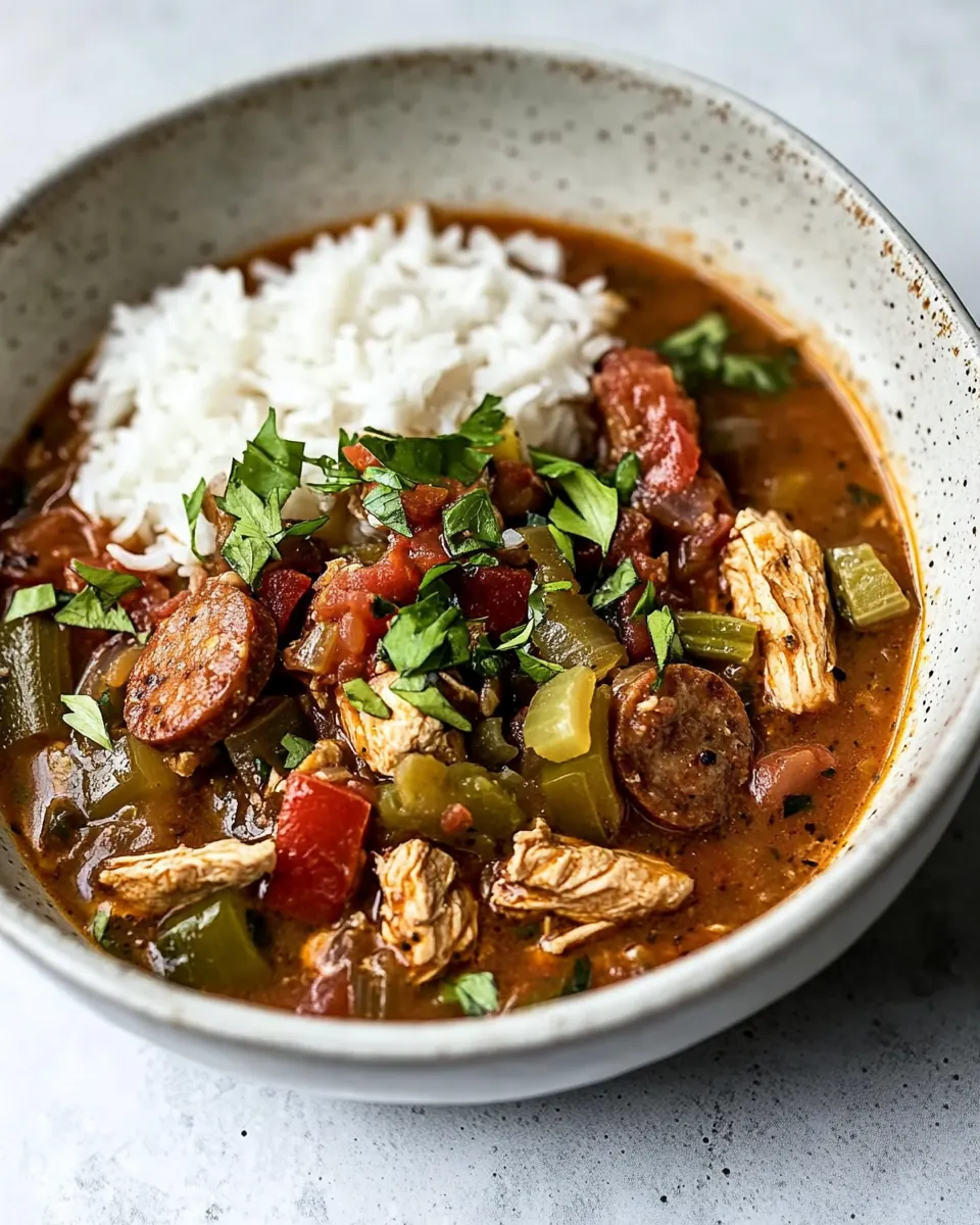 Chicken and Sausage Gumbo