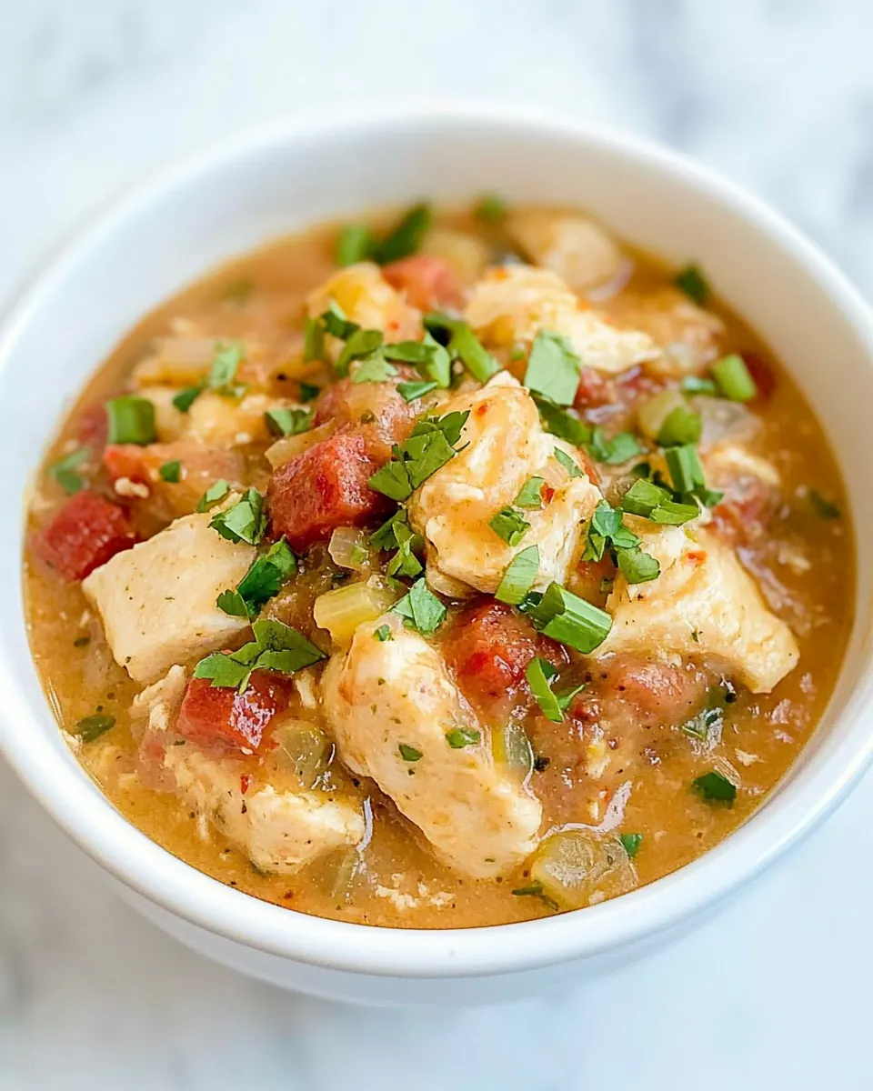 Chicken and Sausage Stew
