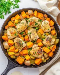 Chicken and Sweet Potato Skillet