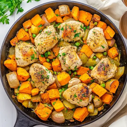 Chicken and Sweet Potato Skillet