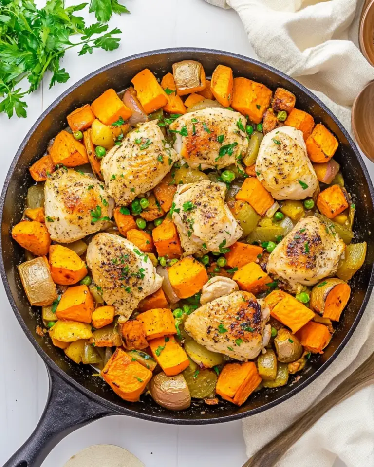 Chicken and Sweet Potato Skillet