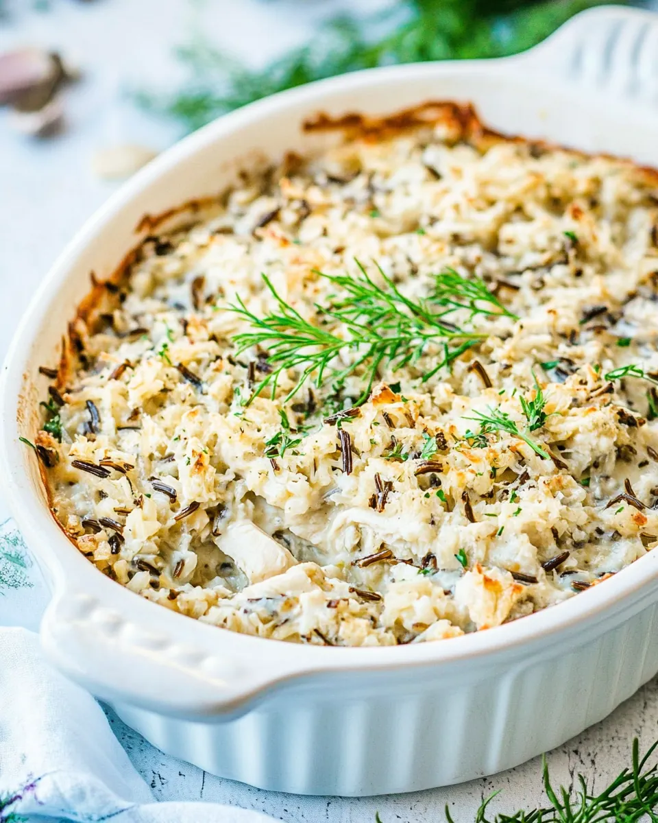 Chicken and Wild Rice Casserole