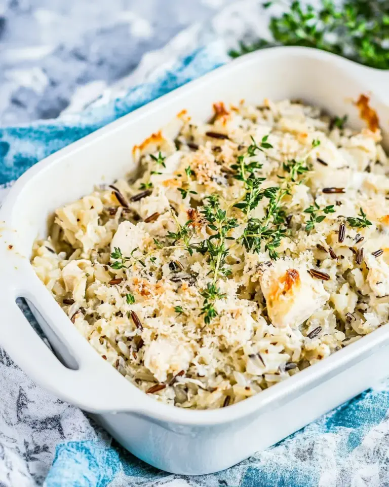 Chicken and Wild Rice Casserole