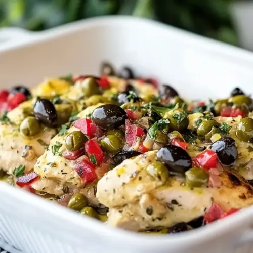 Chicken with Olives and Capers