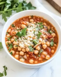Chickpea Pasta Soup