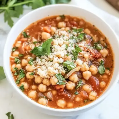 Chickpea Pasta Soup